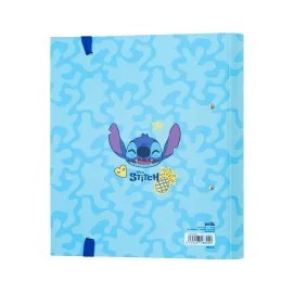 CARPETA 2 ANILLAS PREMIUM DISNEY STITCH TROPICAL 2