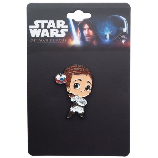 PIN STAR WARS OBI-WAN KENOBI PRINCESA LEIA Y LOLA CHIBI