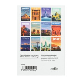 LIBRO POSTALES MARAVILLAS DEL MUNDO 2