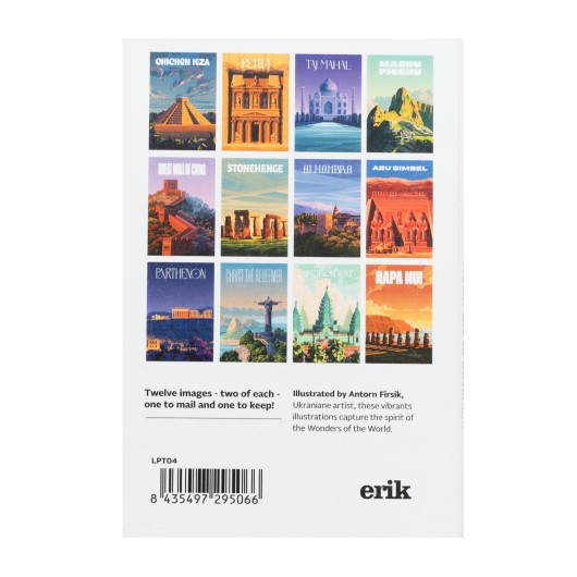 LIBRO POSTALES MARAVILLAS DEL MUNDO