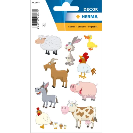 PEGATINAS DECOR FAVOURITE ANIMALS