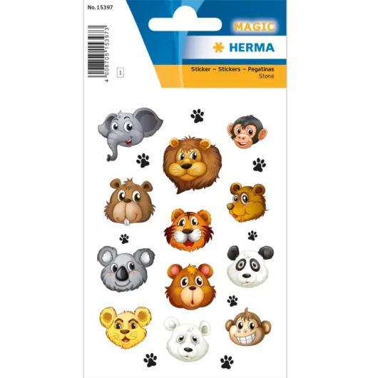 PEGATINAS MAGIC ANIMAL FACES TRANSPUFFY