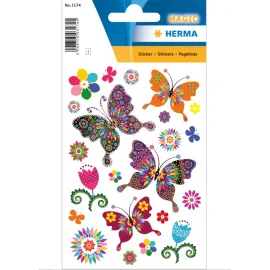 PEGATINAS MAGIC BUTTEERFLY DIVERSITY GLITTERY FOIL