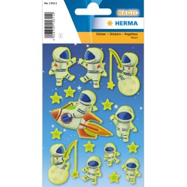 PEGATINAS MAGIC LUCA ON THE MOON NEON