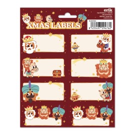 ETIQUETAS ADHESIVAS NAVIDAD REYES MAGOS