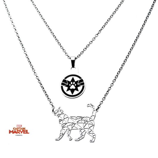 COLGANTE MARVEL THE INFINITY SAGA CAPITANA MARVEL GATO GOOSE