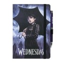 CADERNO PREMIUM A5 COM ESFEROGRÁFICA PROJECTORA WEDNESDAY