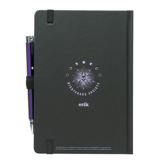CADERNO PREMIUM A5 COM ESFEROGRÁFICA PROJECTORA WEDNESDAY