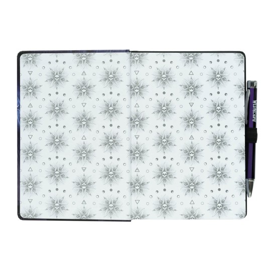 CADERNO PREMIUM A5 COM ESFEROGRÁFICA PROJECTORA WEDNESDAY