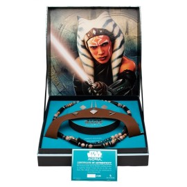 REPLICAS STAR WARS AHSOKA TANO DIADEMA E CINTURÃO DE CONTAS