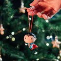 KIT DE 3 ENFEITES DE NATAL DC COMICS SUPERMAN, WONDER WOMAN E AGUAMAN
