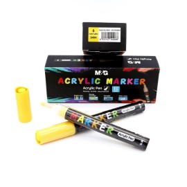 MARCADOR DE TINTA ACRÍLICA AMARELO 6 S404