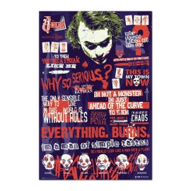 POSTER DC COMICS BATMAN Y JOKER QUOTOGRAPHY 2
