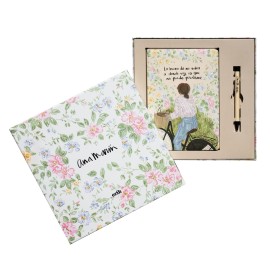 SET CADERNO PREMIUM A5 COM ESFEROGRÁFICA ANA MARIN