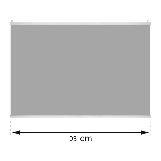 BARRA PARA PENDURAR POSTERS 93 CM POSTER HORIZONTAL BLANCO