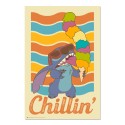 POSTER DISNEY STITCH CHILLIN