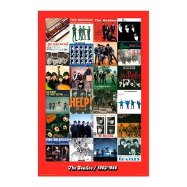 POSTER THE BEATLES ERA 1962-1966