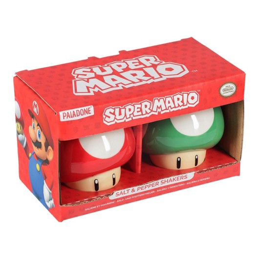SALEIRO E PIMENTEIRO NINTENDO SUPER MARIO SETAS