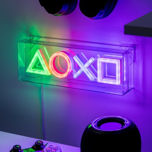 LÂMPADA NEON PLAYSTATION LOGO