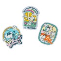 CONJUNTO DE 3 PARCHES SNOOPY
