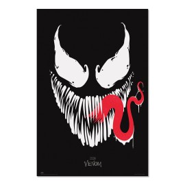 POSTER MARVEL VENOM CARA NEGRA
