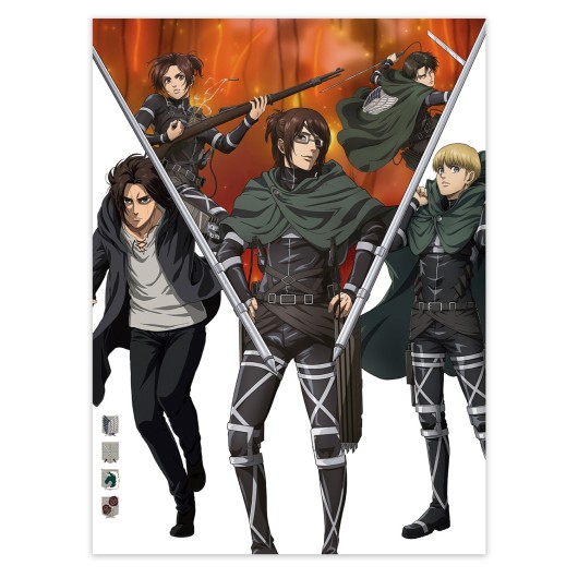 CONJUNTO MINIPOSTERS ATTACK ON TITAN
