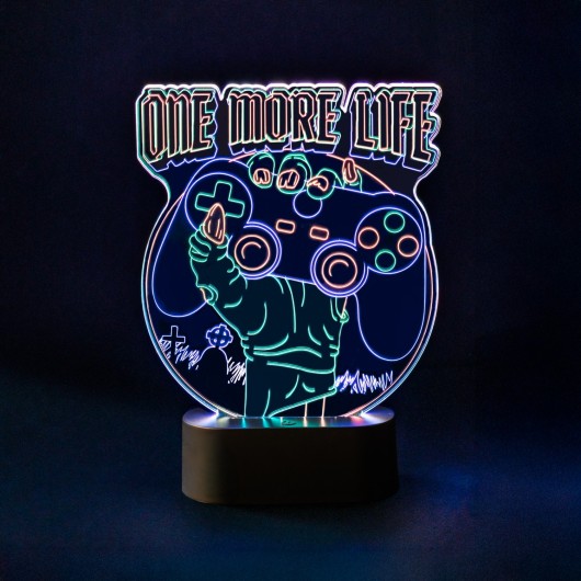 LÂMPADA LED DE MESA GAMERATION ONE MORE LIFE