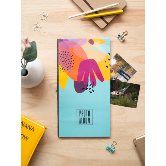 ALBUM DE FOTOS SOFT 96 BOLSOS 10X15CM ABSTRACT SUMMER