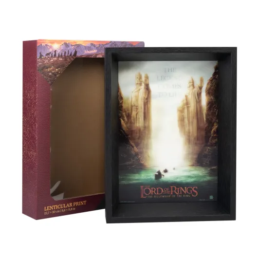 PRINT LENTICULAR ENMARCADO O SENHOR DOS ANÉIS
