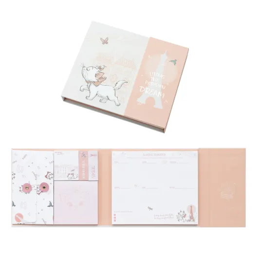 PLANEADOR SEMANAL COM NOTAS ADESIVAS DISNEY BONJOUR MARIE