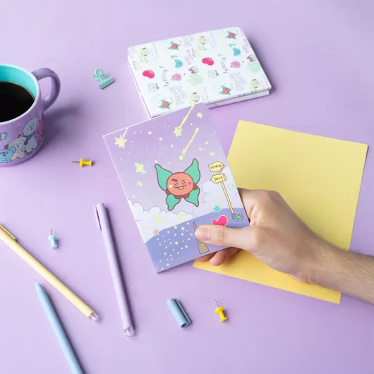 PACK 3 CADERNOS A6 BT21 THE JOURNEY SHOOKY