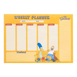 BLOCO PLANIFICADOR SEMANAL A4 THE SIMPSONS
