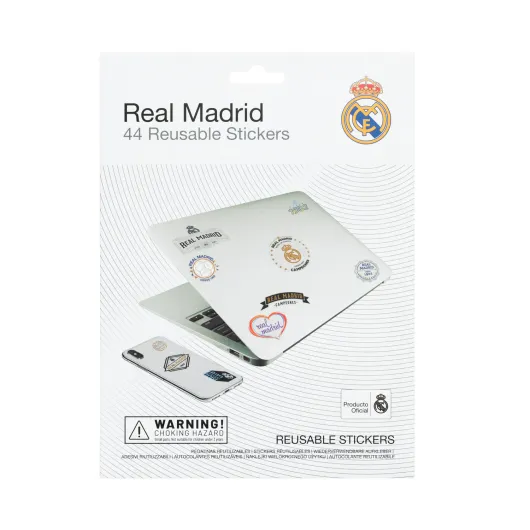 AUTOCOLANTES REUTILIZAVEIS REAL MADRID