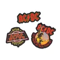 SET DE 3 PARCHES AC/DC