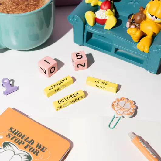 CALENDÁRIO PERPETUO 3D GARFIELD