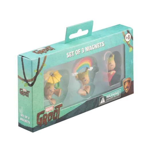 CONJUNTO DE 3 IMANES MARVEL GROOT