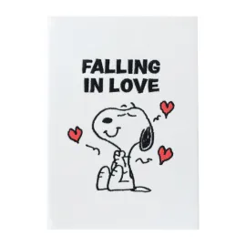 CADERNO PREMIUM A5 CAPA PELUDA SNOOPY LOVE SEASON