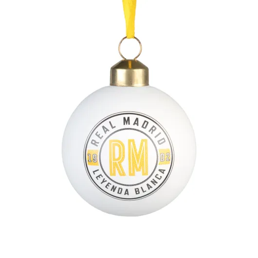 SET DE 4 BOLAS DE NATAL REAL MADRID