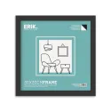 MARCO 30X30 CM MDF PRETO