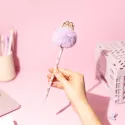 CONJUNTO 10 ESFEROGRAFICAS COM POMPON PUSHEEN MOMENTS