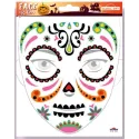 MASCARA DE AUTOCOLANTES HALLOWEEN DIA DOS MORTOS