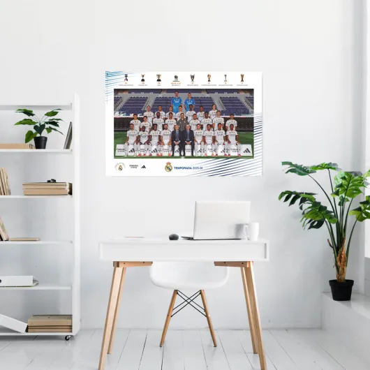 POSTER REAL MADRID 2025/2026 ELENCO