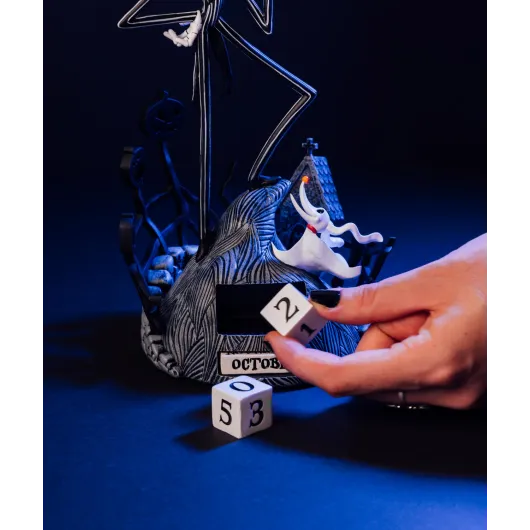 CALENDÁRIO PERPÉTUO 3D DISNEY THE NIGHTMARE BEFORE CHRISTMAS