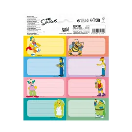 ETIQUETAS ADESIVAS THE SIMPSONS 2