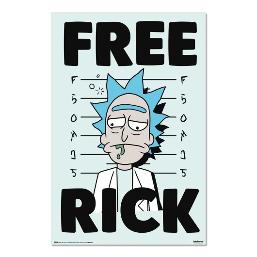 POSTER RICK E MORTY FREE RICK