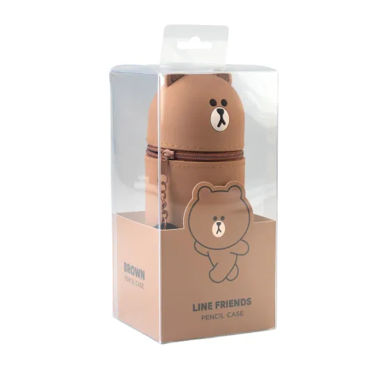 ESTOJO 3D LINE FRIENDS BROWN