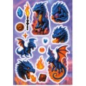 AUTOCOLANTES MAGIC DRAGÕES FANTÁSTICOS PUFFY