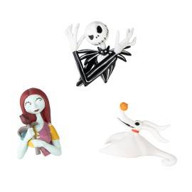 CONJUNTO DE 3 IMANES DISNEY O ESTRANHO MUNDO DE JACK