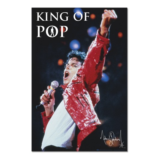 POSTER MICHAEL JACKSON KING OF POP