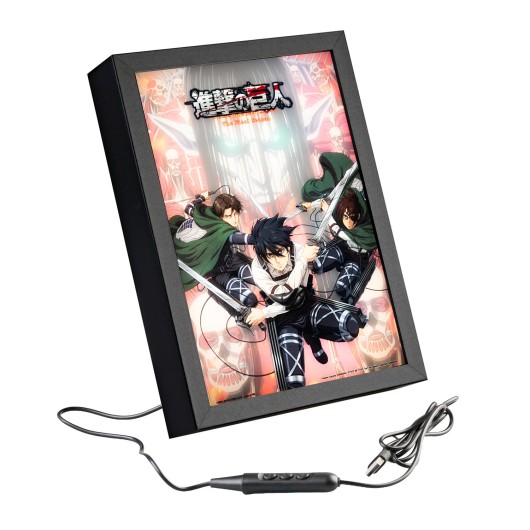 LAMINA LED ENMARCADA ATTACK ON TITAN